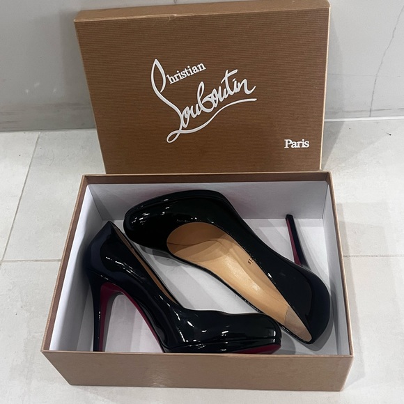 New in Box: Christian Louboutin Simple Pump 120 Patent Calf (Size 39.5) - Picture 4 of 6